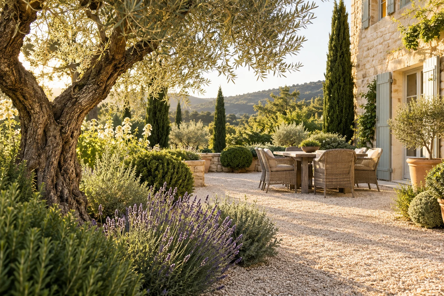 Illustration d’ambiance : l’esprit bastide en Provence